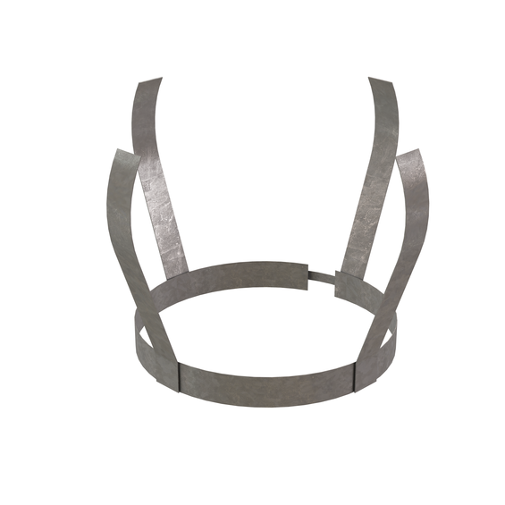 InnoFlue single wall SS spacer 10" Stainless steel