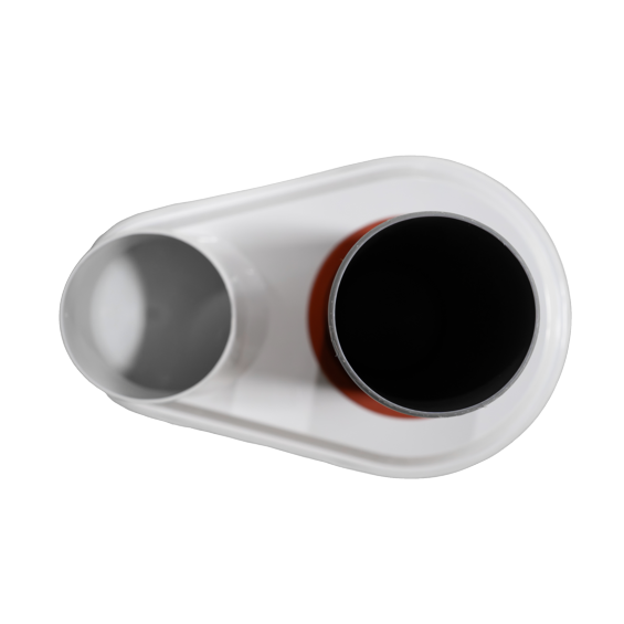 InnoFlue ICCT3503 adaptor 3"x5" PP Gray and White
