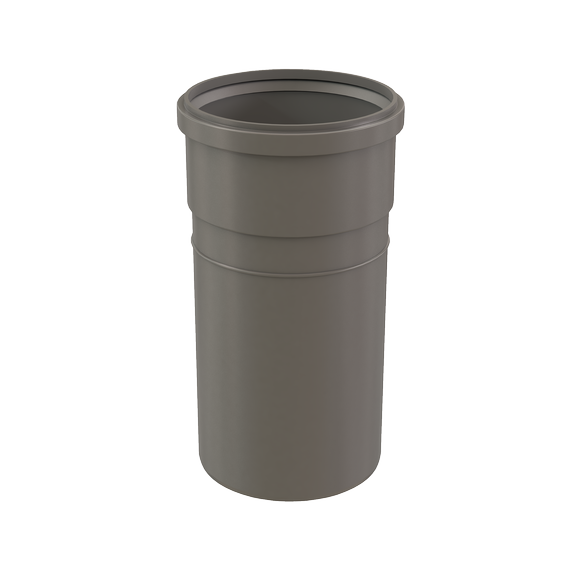 InnoFlue Vent Length 8" x 12" PP/plastic grey