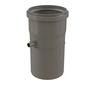 InnoFlue single wall universal condensate drain 6" PPs grey