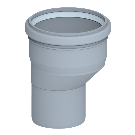 InnoFlue - ISEI0304 - SW - Increaser - 3 to 4 - PP - Gray