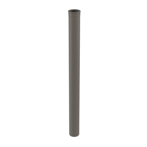 InnoFlue single wall vent length 10" x 120" PPs grey
