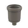 3" Tee Cap w/Drain