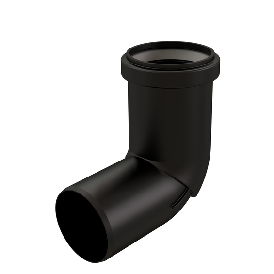 InnoFlue single wall UV elbow w/long socket 2'' x 87 PPs black