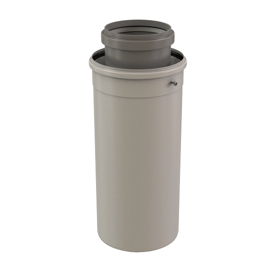 InnoFlue Vent Length 4"/6" x 12" PPs/ST grey