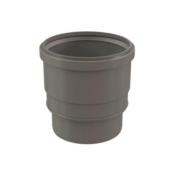 InnoFlue single wall appliance adaptor SS to PPs 7" to 8" PPs grey