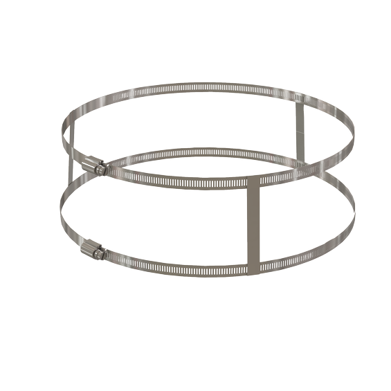 12" Connector Double Hose Clamp