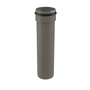 InnoFlue single wall termination adaptor long w/gasket 3" PPs grey