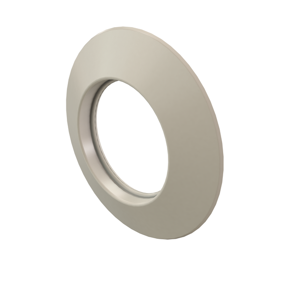 InnoFlue wall plate 3" Rubber white