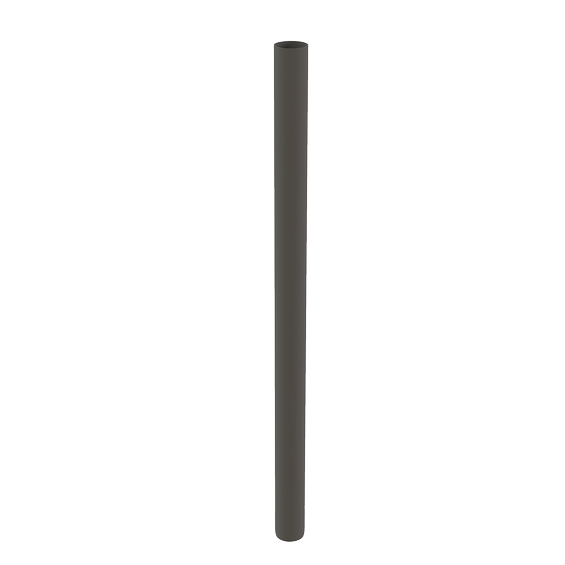 2" x 39" End Pipe PPs-UV Black