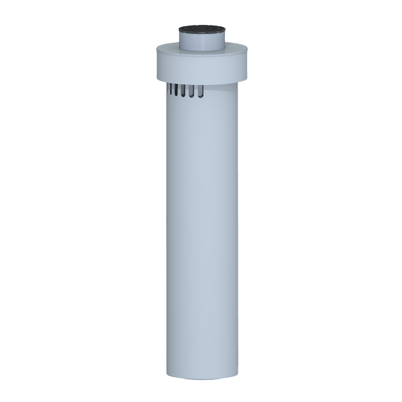 InnoFlue - ICWT610 - Concentric - 610 Termination - PP - Gray 