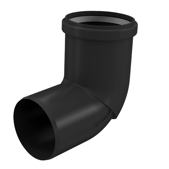 3" x 87 Elbow w/Long Skt PP-UV