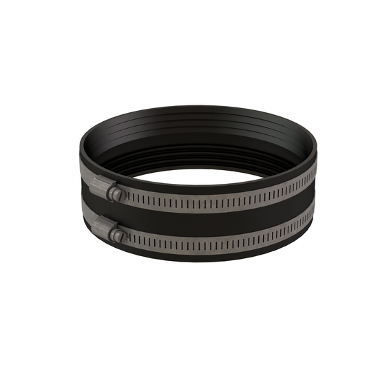 Innoflue vibration isolation boot 7" black