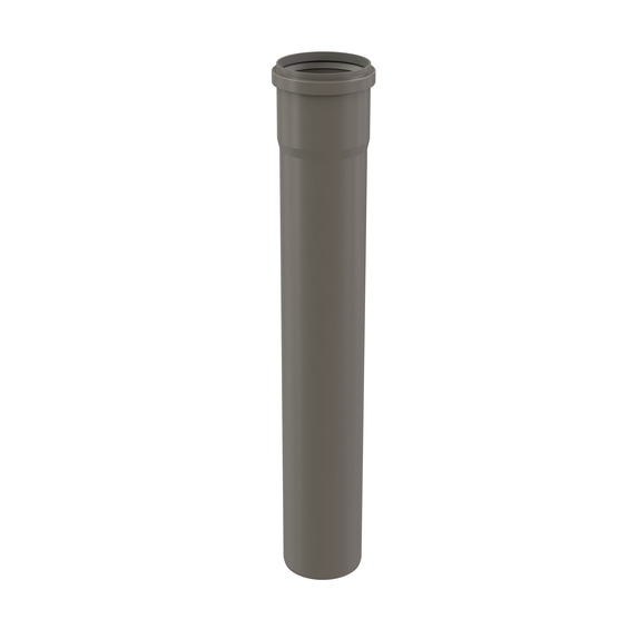 InnoFlue Vent Length 4" x 24" PP/plastic grey