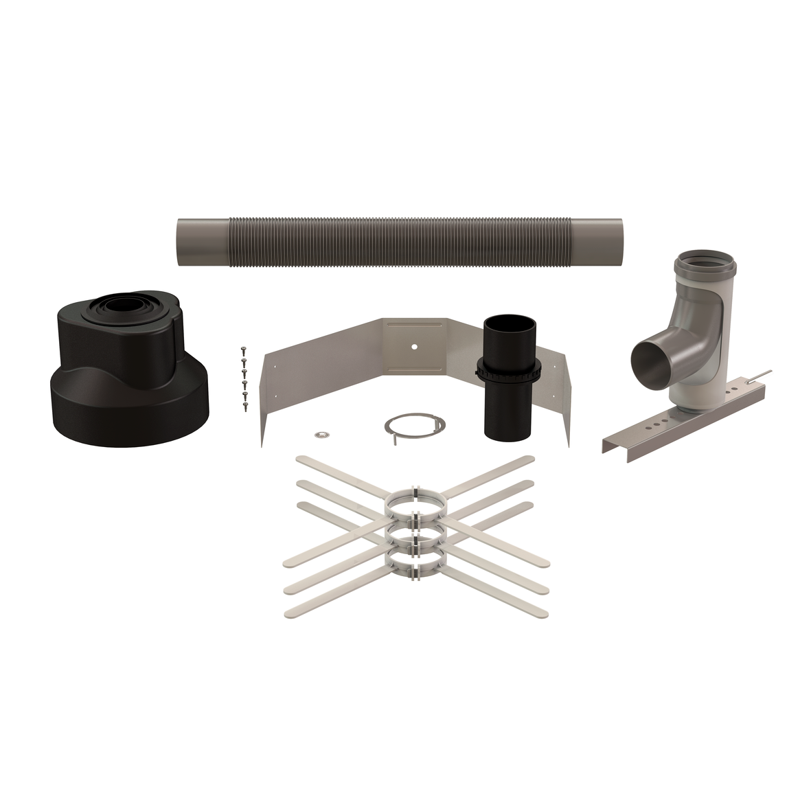 3" X 35' Flex B-Vent Kit For 3"-6" B-Vent | Centrotherm