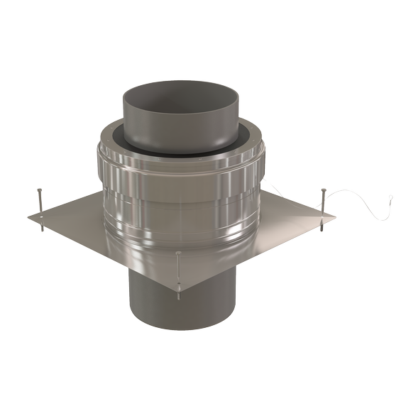 10" Chimney Cover SS w/ 20" PPs End Pipe