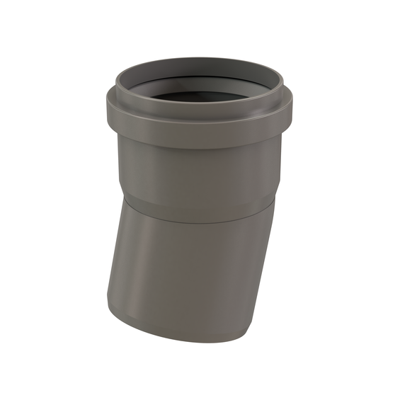 InnoFlue single wall elbow 3" x 15 PPs grey