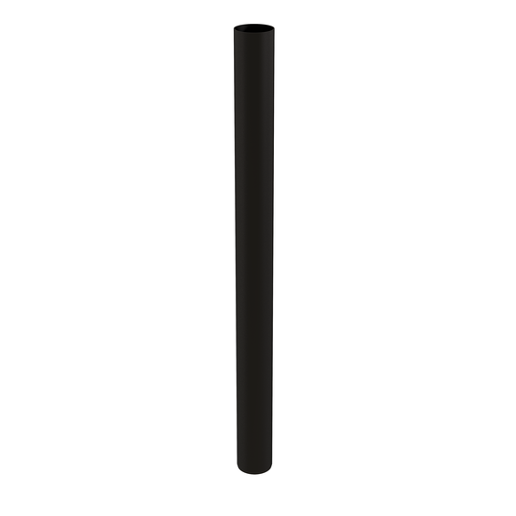 3" x 39" End Pipe PPs-UV Black