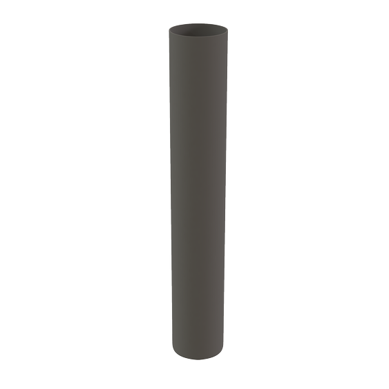 6" x 39" End Pipe PPs-UV Black