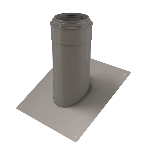 InnoFlue pitched roof flashing SS - Pitch = 7/12 (30.26 degrees) 6" Stainless steel 