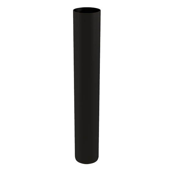 3" x 20" End Pipe PPs-UV Black