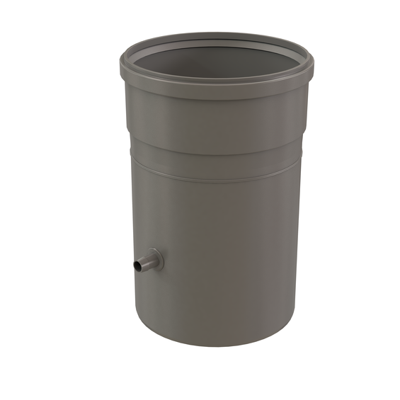 InnoFlue single wall universal condensate drain 10" PPs grey