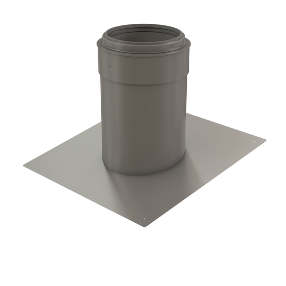 InnoFlue pitched roof flashing SS - Pitch = 3/12 (14.0 degrees) 8" Stainless steel