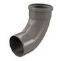 InnoFlue single wall elbow long 4'' x 87 PPs grey