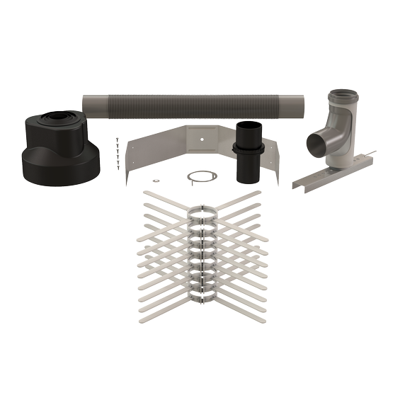 3" x 50' Flex B-Vent Kit For 3"-6" B-Vent