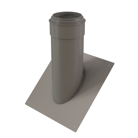 InnoFlue pitched roof flashing SS - Pitch = 12/12 (45 degrees) 6" Stainless steel